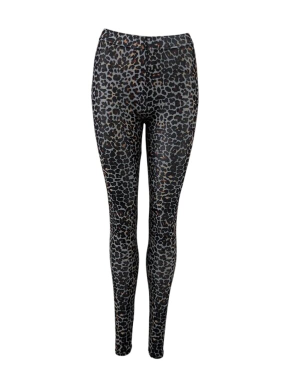 Black Colour - Annie mesh leggins Grey Leo