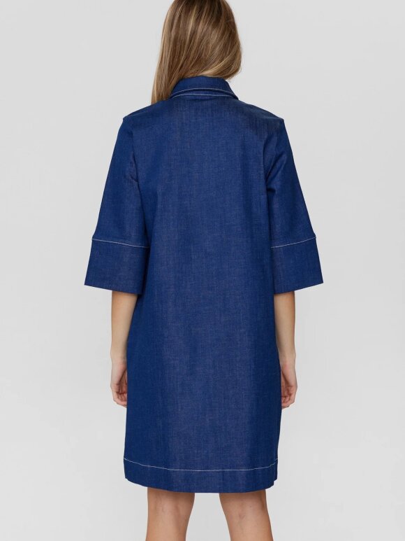 Numph - NUIssa Dress dark denim blue