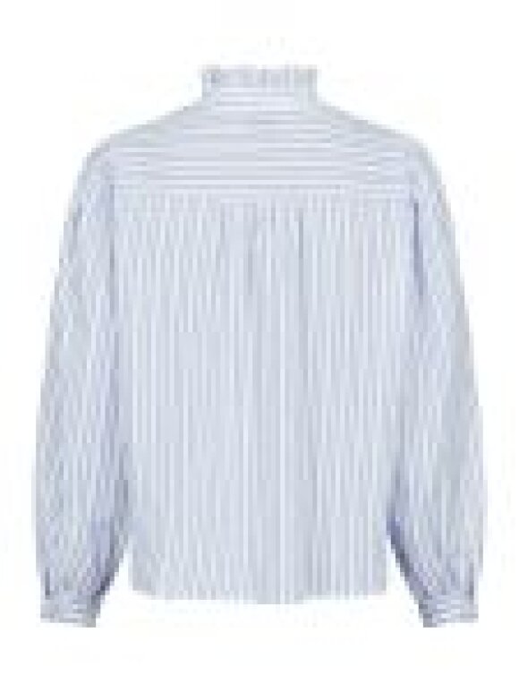 Neo Noir - Johanne Stripe Blouse lt. blue