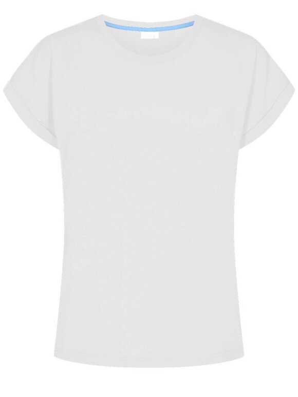 Numph - NUBEVERLY T-SHIRTS BRIGHTWHITE