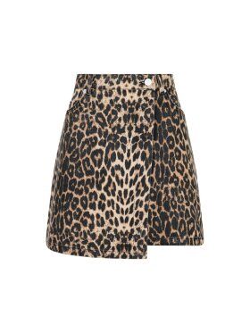 Neo Noir - Kendra Leopard Skirt
