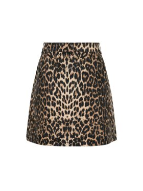 Neo Noir - Kendra Leopard Skirt