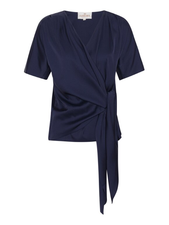 Karmamia - Dagmar Blouse Oxford blue