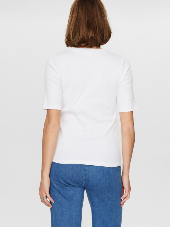 Numph - NURiley Tee Bright white