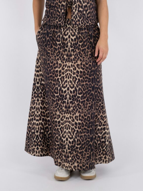 Neo Noir - Yara Leo Long Skirt Leopard