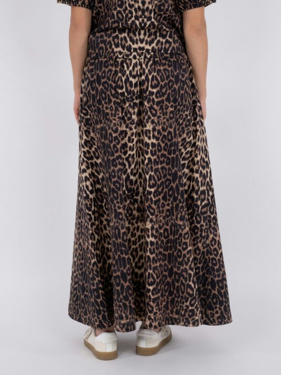 Neo Noir - Yara Leo Long Skirt Leopard