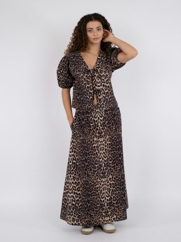 Neo Noir - Yara Leo Long Skirt Leopard