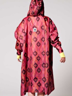 Rain Kiss - Ikat - Rain Poncho dark pink