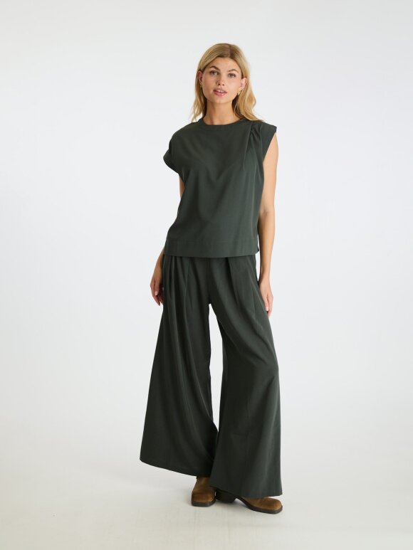 Neo Noir - Lana Pants -  Dark Green