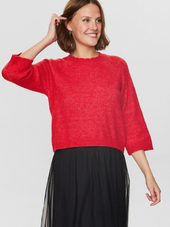 Numph - NURiette Selma Pullover Red