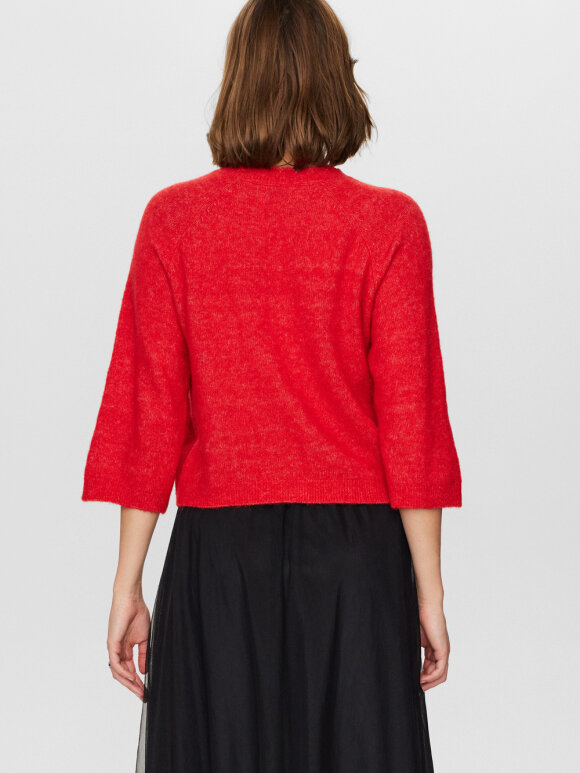 Numph - NURiette Selma Pullover Red