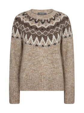 Mos Mosh - MMSidsel Warm knit Tannin