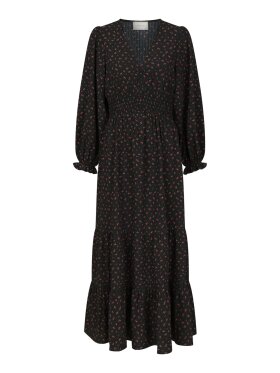 Neo Noir - Lumie Floral Dots Dress Black