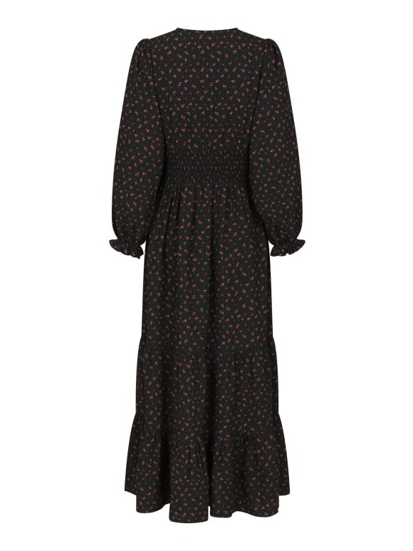 Neo Noir - Lumie Floral Dots Dress Black