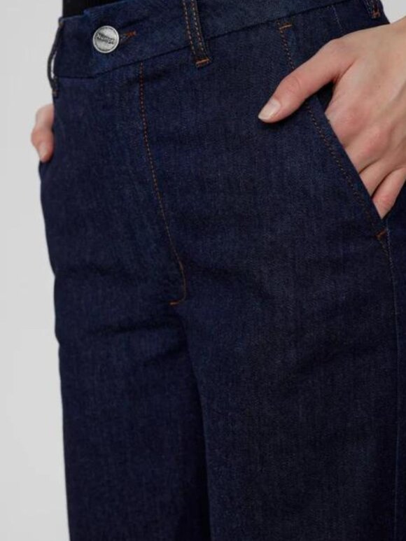 Numph - Nuamber pants dark blue denim