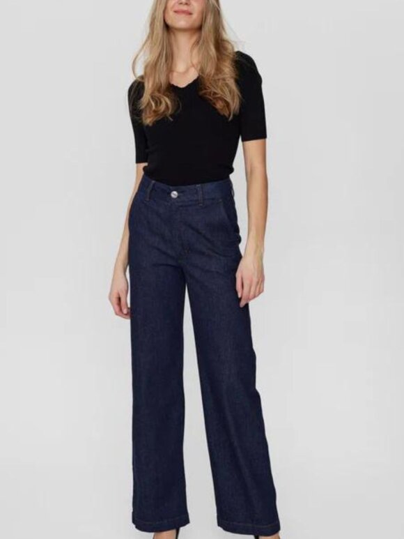 Numph - Nuamber pants dark blue denim