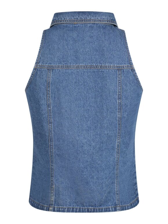 Neo Noir - Sylvie Denim Top Blue