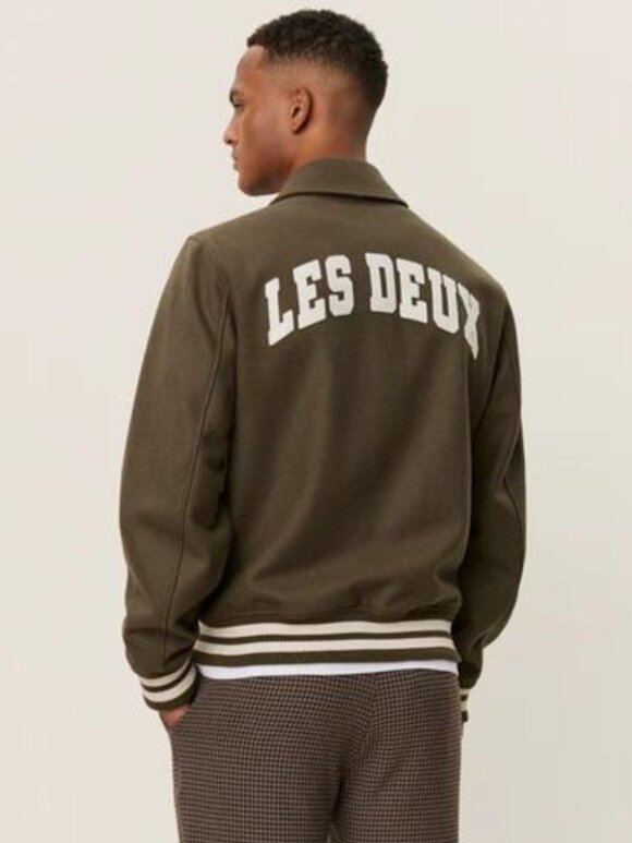 Les Deux - Felipe Varsity Wool Jacket