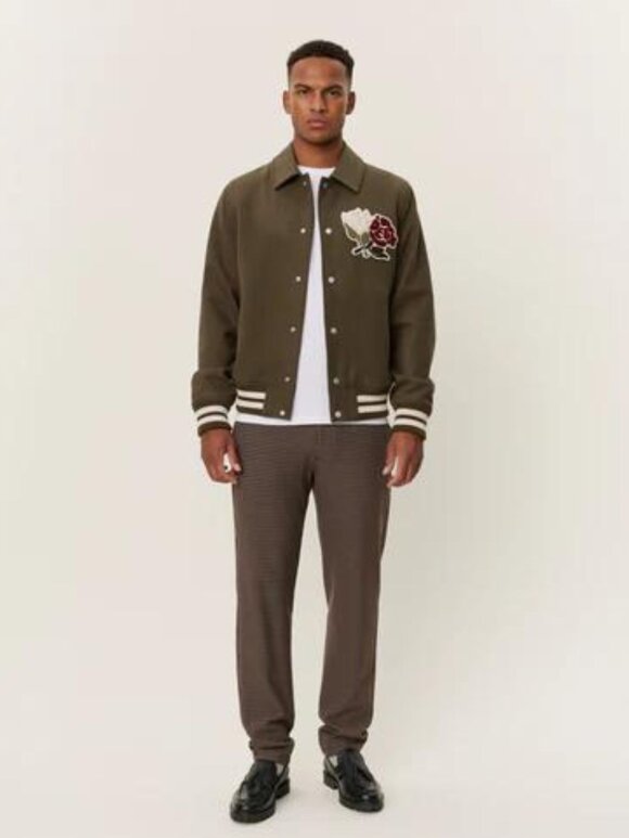 Les Deux - Felipe Varsity Wool Jacket