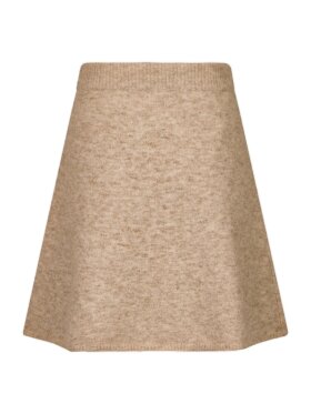 Neo Noir - Gisa Knit Skirt sand melange