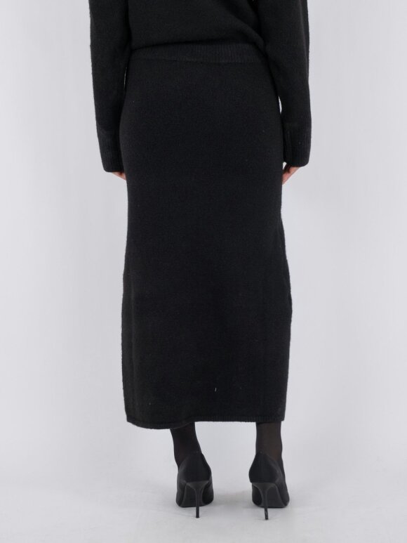 Neo Noir - Ashanti knit skirt black