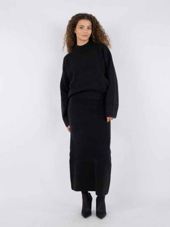 Neo Noir - Ashanti knit skirt black