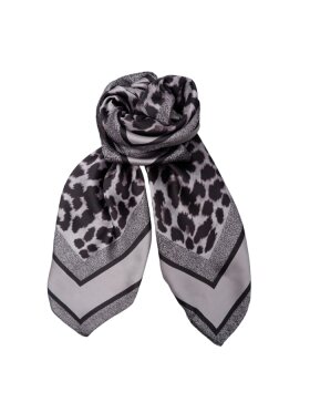 Black Colour - BCLeo Mini Scarf Grey Leo