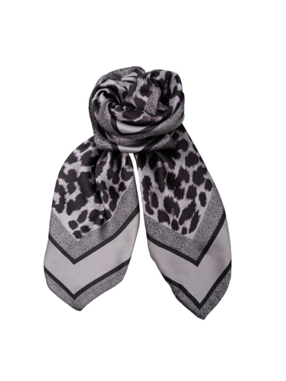 Black Colour - BCLeo Mini Scarf Grey Leo