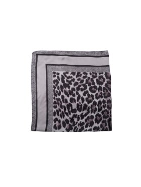 Black Colour - BCLeo Mini Scarf Grey Leo