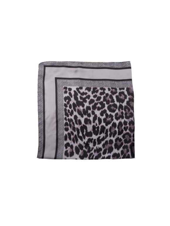 Black Colour - BCLeo Mini Scarf Grey Leo