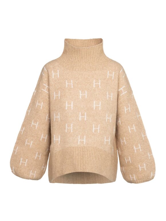 Hést - Fam Sweater Short Light Beige