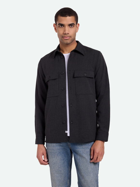 Minimum - Saton 3765 Shirt Dark Grey