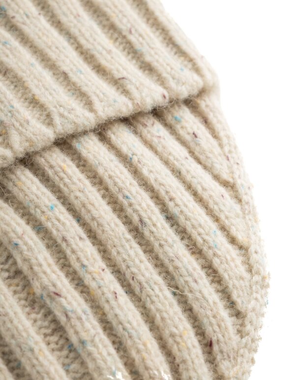 Les Deux - Wells Fleck Rib Beanie light