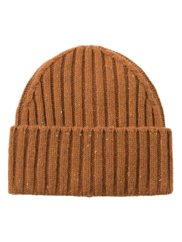 Les Deux - Wells Fleck Rib Beanie Ochre