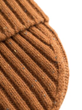 Les Deux - Wells Fleck Rib Beanie Ochre