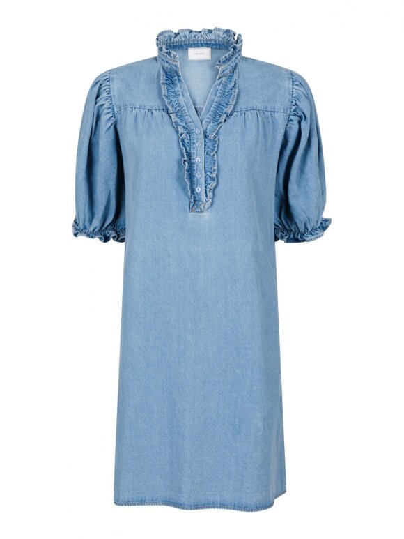 Neo Noir - Alma Denim Dress Stonewash