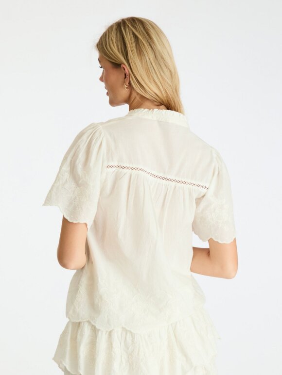 Neo Noir - Micheline Emb Blouse off White