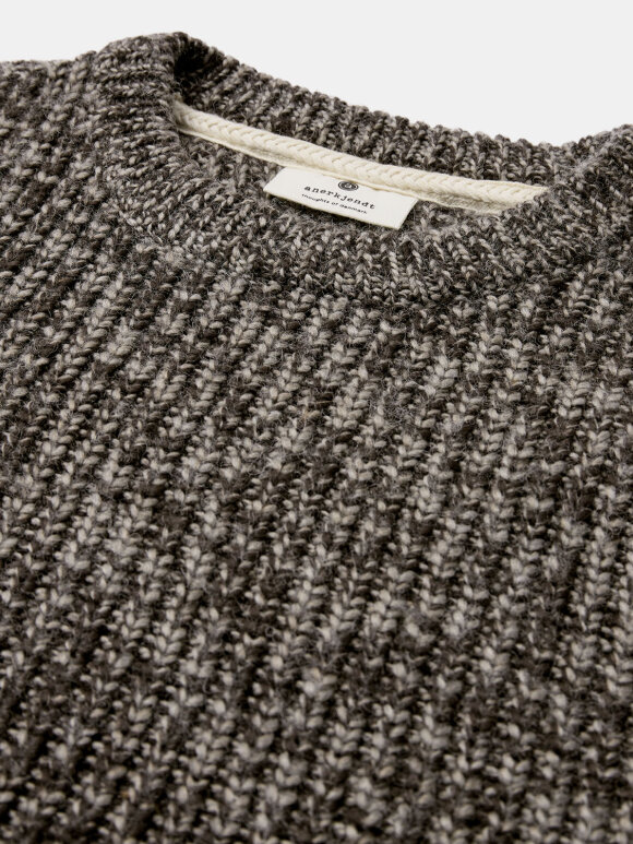 Anerkjendt - AKSUNE HEAVY CREW KNIT