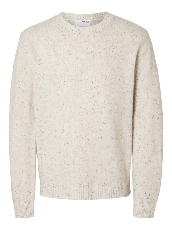 Selected - SLHNEIL LS KNIT NEPS CREWNECK