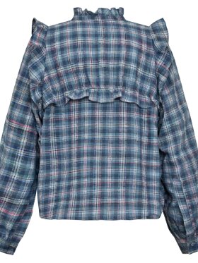 Gossia - Annabell Jo Blouse Blue Checks