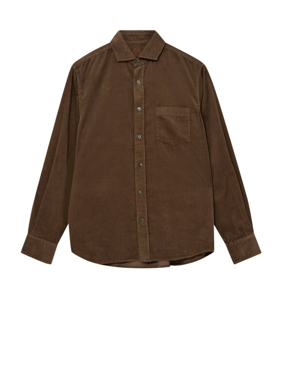 Mos Mosh Gallery - MMGAlden Corduroy Shirt Brown