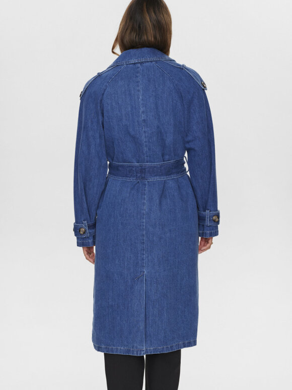 Numph - NUDemina Coat Denim blue