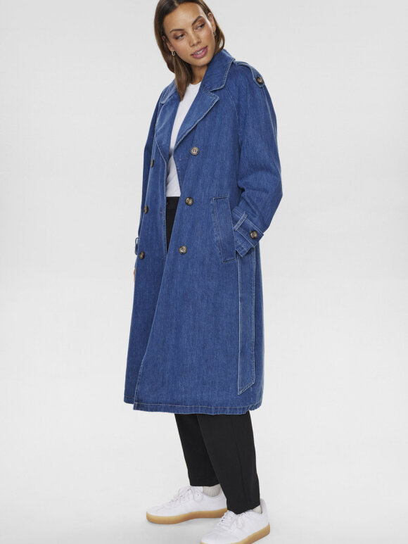 Numph - NUDemina Coat Denim blue