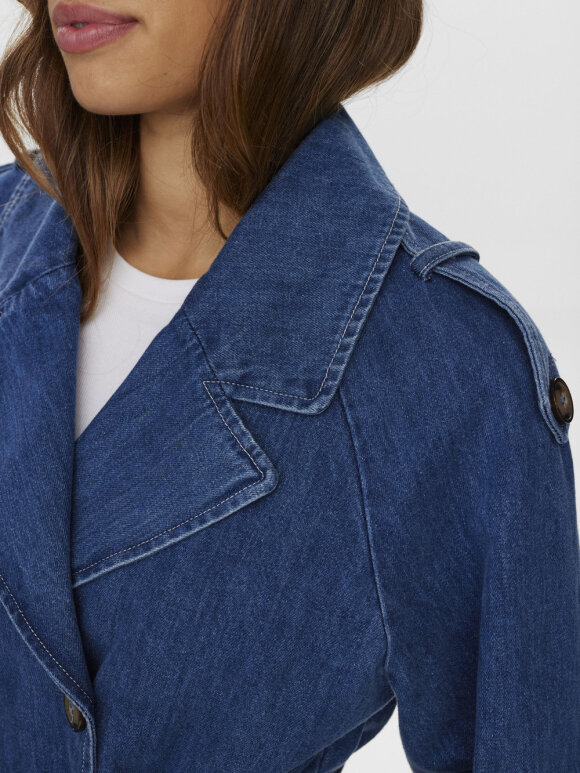 Numph - NUDemina Coat Denim blue