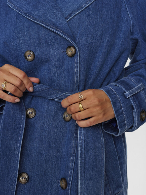 Numph - NUDemina Coat Denim blue