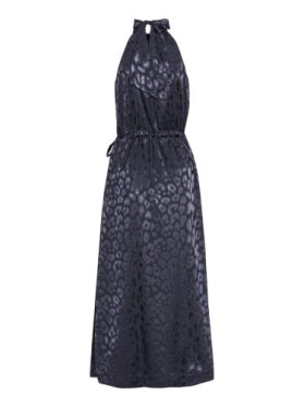 Karmamia - Layla Dress Navy Leo jacquard