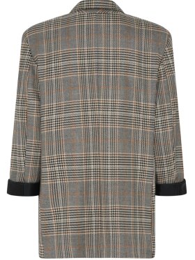 La Rouge - Luna Check Blazer Brown Checks