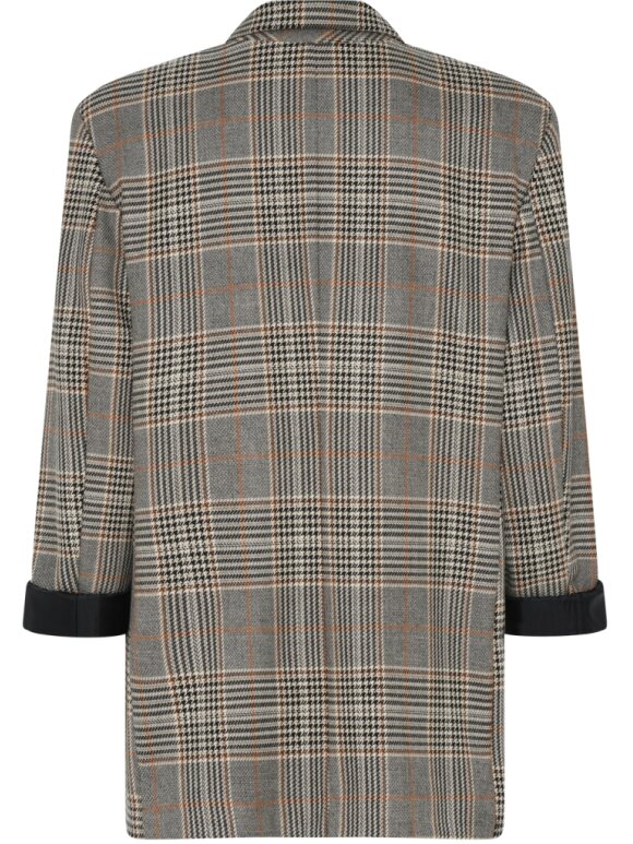 La Rouge - Luna Check Blazer Brown Checks