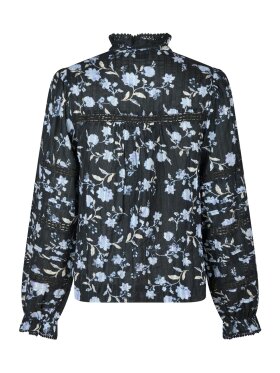 Neo Noir - Lyla Night Flower Blouse