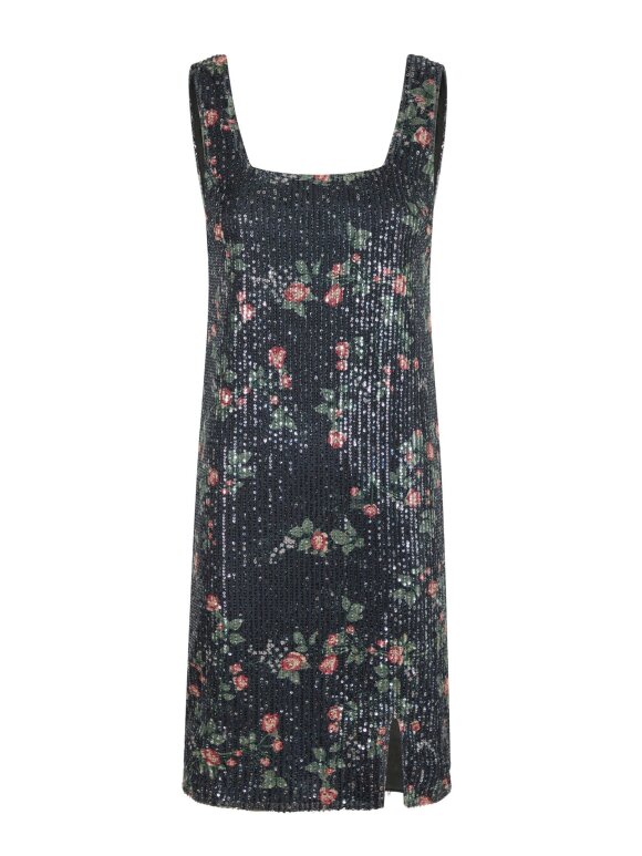 Neo Noir - Ririn Flower Sequins dress